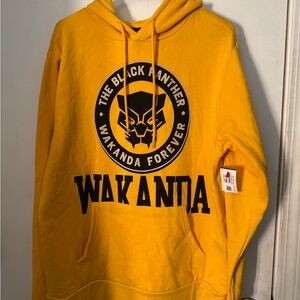 Marvel Yellow Wakanda Sweatshirt Hoodie